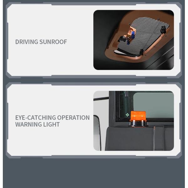 YZ-S12 All Closed Industrial Ride-on Floor Sweeper Machine Park Road Street Sweeper Car