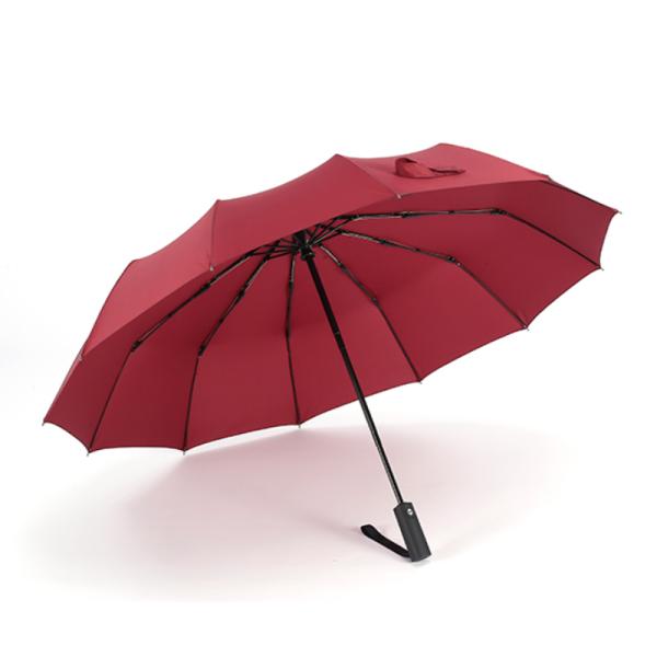 Customized Logo 12K 23inch Stock Automatic Umbrella for Personalized Corporate Events