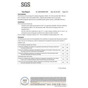 Haining Xingyi Furniture Co.,Ltd Certifications