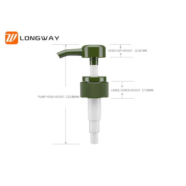 Plastic Soap Dispenser Pump Tops , Hand Cream Pump Dispenser 24/415  28/415 Size