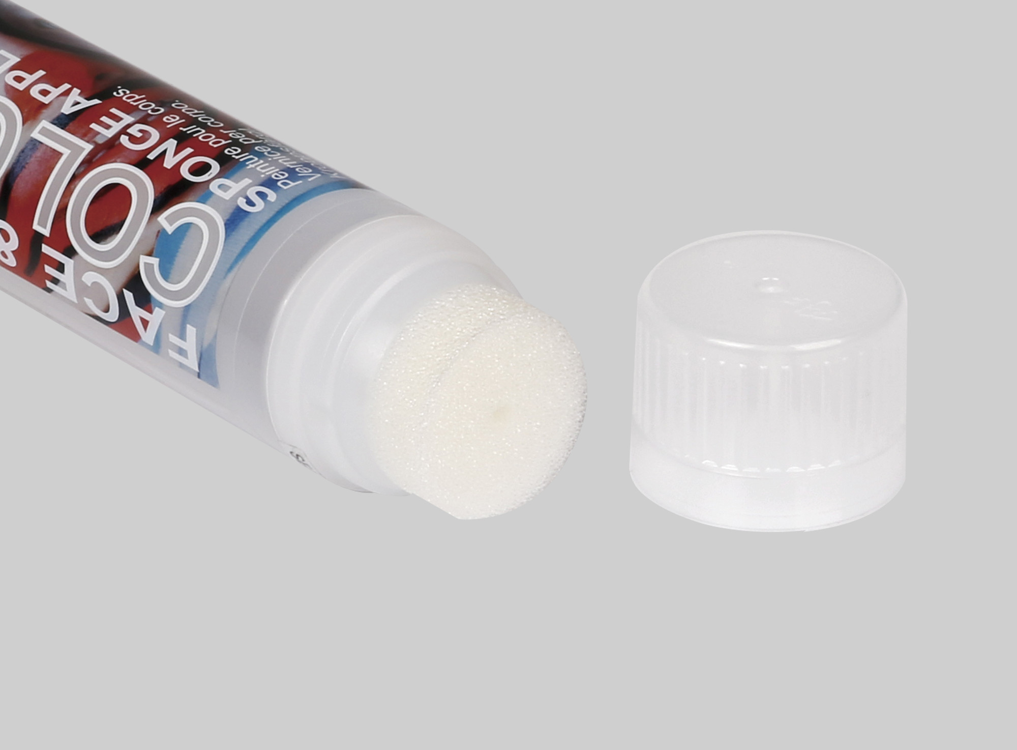 Пластиковые изготовленные на заказ косметические трубки D35mm 35-110ml для аппликатора губки