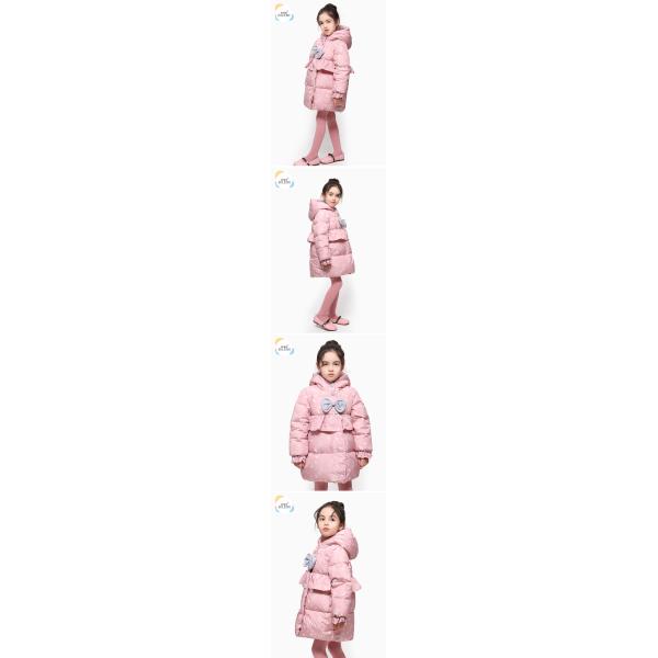 Kids Clothes Safety High Quality Outdoor Girls Long Coat Hot Fashion Winter Thick Duck Down Jacket