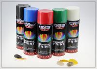 Peinture acrylique mate de jet pour le plastique en bois en métal dans la couleur noire rouge