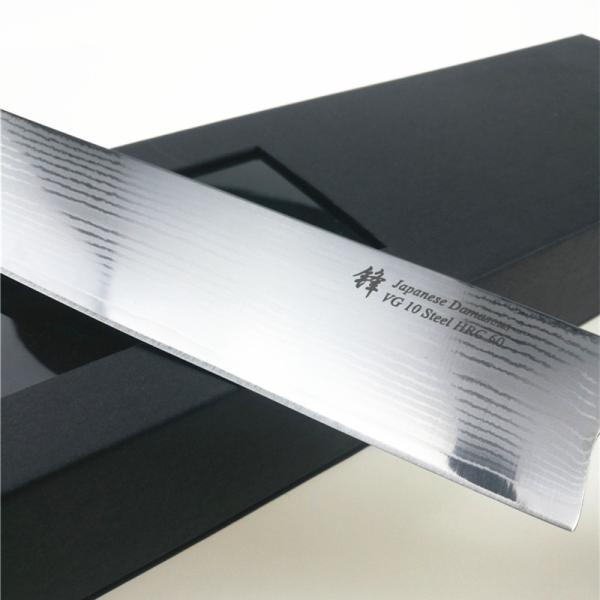Aço feito-à-medida vegetal de facas de cozinha VG10 de Nakiri Damasco que cozinha facas 7 polegadas