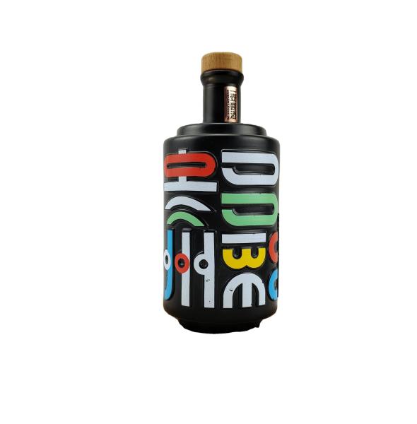 Manuseio de superfície de gelo 700 ml 750 ml garrafa de vidro para rum gin uísque vodka licor de vinho