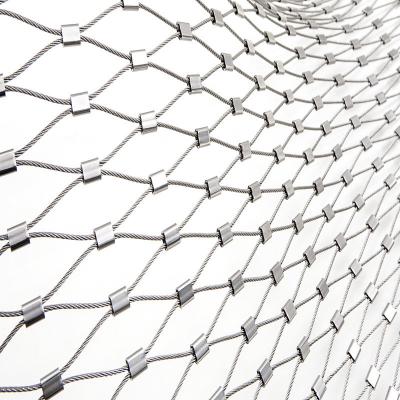 High Strength Diamond Mesh Wire Fence X Tend / Ferruled Garden Wire Trellis