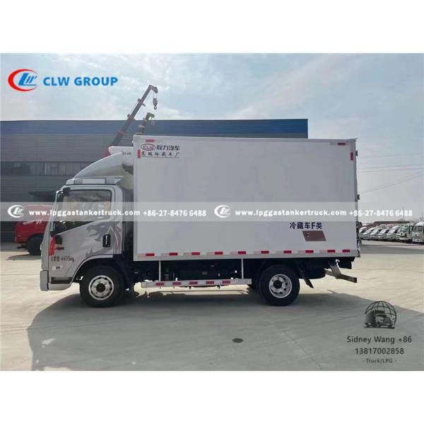 Shacman 4x2 4T 5T Refrigerated Van Truck With Thermo King Cooling Unit
