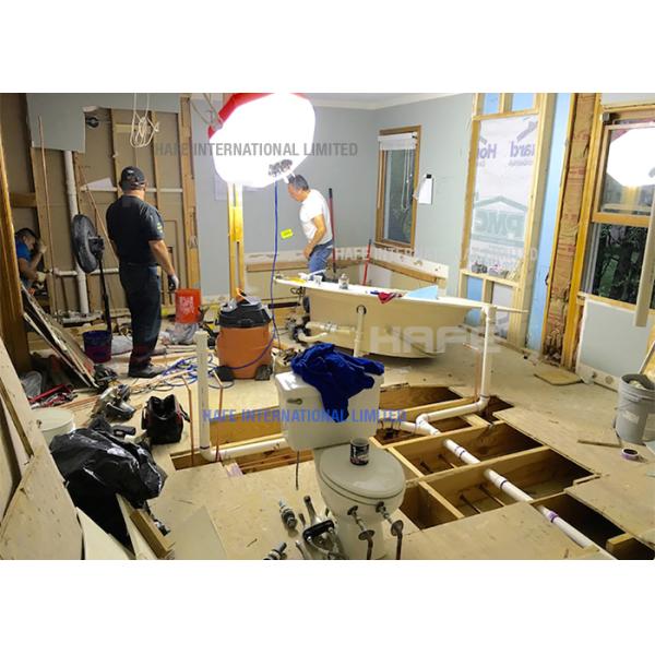 Road Paving Site Glare Free Balloon Lights In LED / Tungsten / HMI Fit Road Paving Site