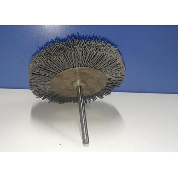 High Performance Abrasive Nylon Wheel Brush , Cross Hole Deburring Brushes