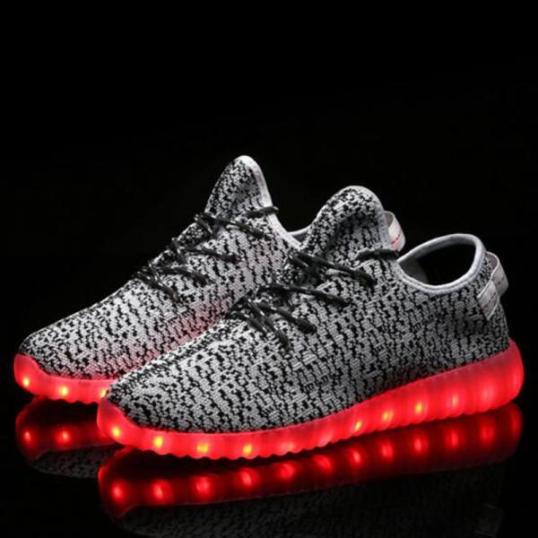 USB Battery Charge Boost 350 370 Yeezy Led Shoes