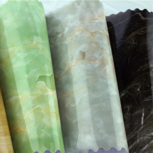 OEM ODM Marble PVC Film Decorative Foil Rolls For Indoor Furniture
