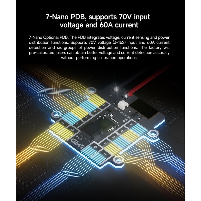 CUAV 7-Nano Controller H7 Processor Dual IMUs Redundant Design Laminated Compact Size For Drone Open Source PX4 Ardupilot