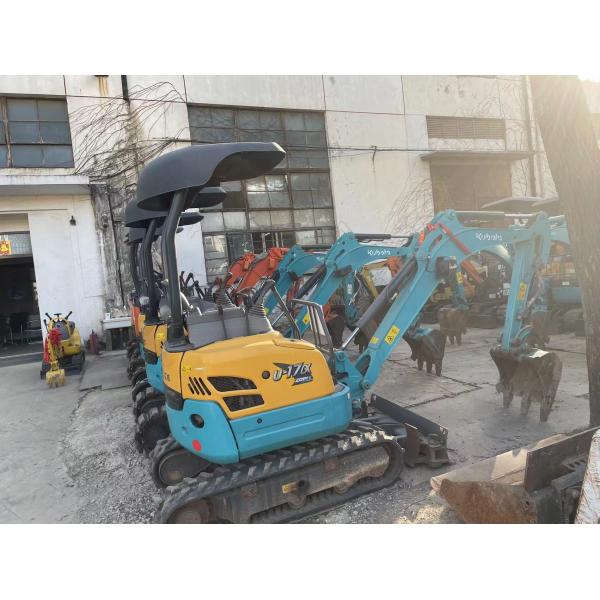 Original Color Used Kobelco Excavator U17 High Efficiency For Working Indoors