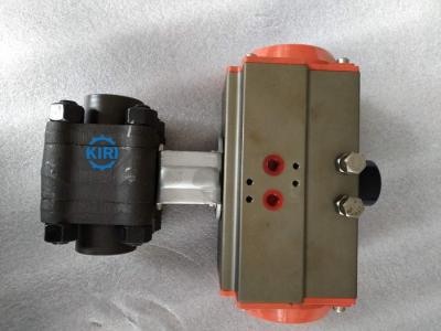 A105 Material High Pressure Ball Valve Pneumatic Double Acting Operation