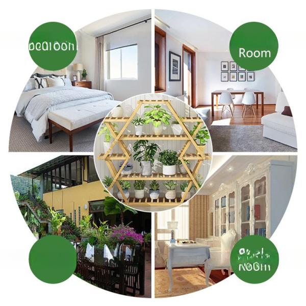 Living Room Storage Holders Large Capacity Plants Pot Stand for Indoor and Outdoor Decoration