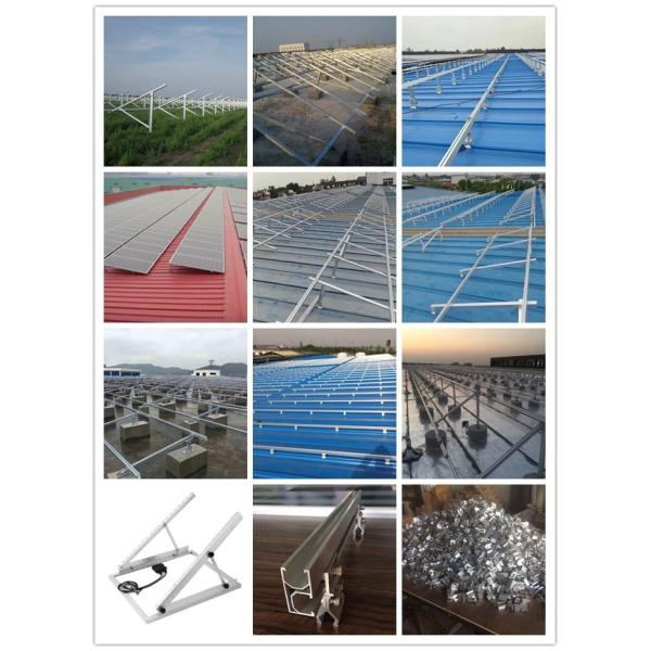 12μM Anodizing Surface Solar Frame Customized Thickness for Solar energy plant