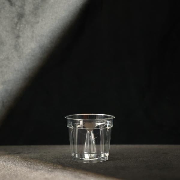 Customized 4OZ Volume PS Plastic Cup Food Grade Juice Takeaway Cups