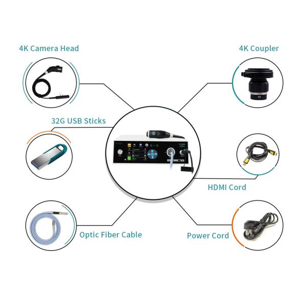 Prix d'usine Équipement médical d'imagerie supérieure Écran tactile 4K Endoscope Système de caméra Rigid uniquement