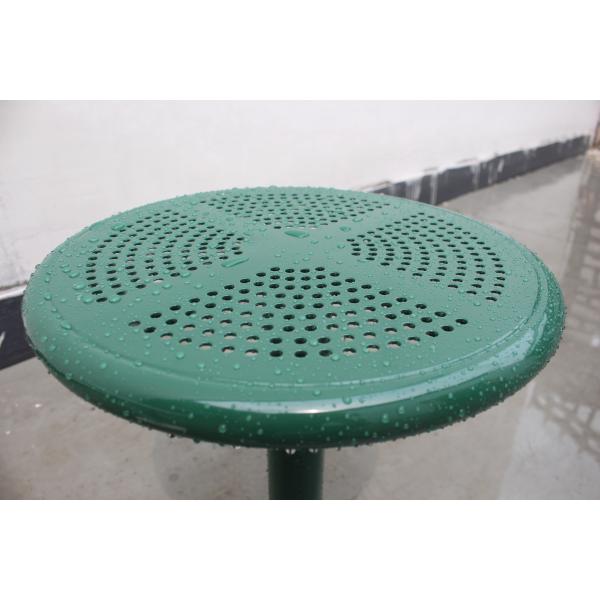 Уличная мебель Гавин Парк Стальный круглый стол с скамейками Ржавостойкие наружные металлические круглые столы