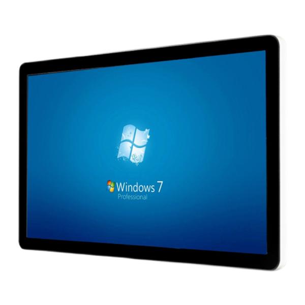 Monitor de 21,5 pulgadas con bisel estrecho, resolución Full HD, pantalla táctil capacitiva, PC interactiva, panel todo en uno para uso industrial