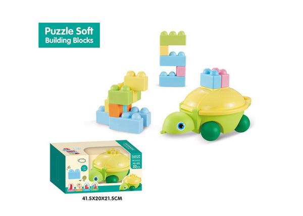 Big Building Blocks Educational Toys Cars And Vehicle For Toddlers 22 Pcs BPA And Phthalate - Free