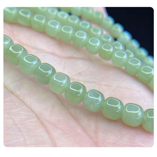 Hetian Jade Beads Natural Hetian Jade Old-fashioned Beads Loose Beads Batch