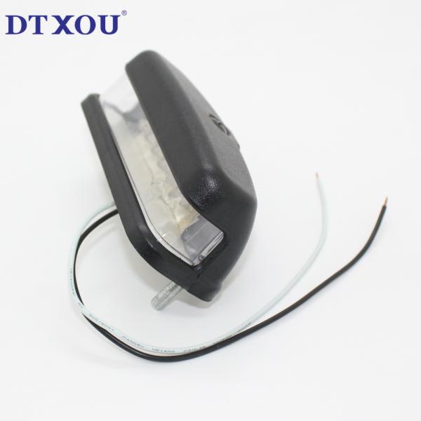 2023 LED Trailer Truck Motorcycle License Plate Light with 6 F5 Chips and PC Lens