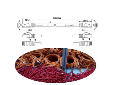 CAT6A  UTP / STP 2 Gigabit Ethernet LAN Cable BC Copper Unshield Connector