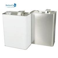 Un material rectangular blanco de la hojalata de la poder del metal del galón para el aceite de motor