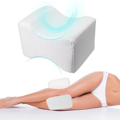 Sleeping Memory Foam Knee Pillow Ergonomic Contour Leg And Knee Pillow