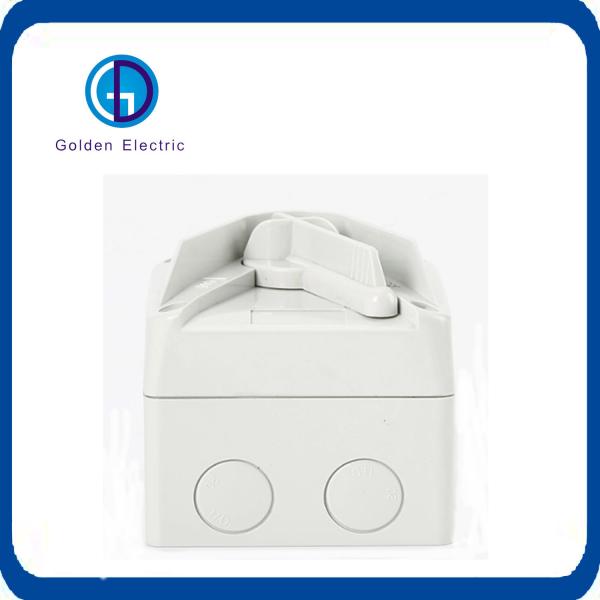 US 2/Piece Samples Request Manual Isolador à prova de intempéries Switch 2p IP66 à prova de água