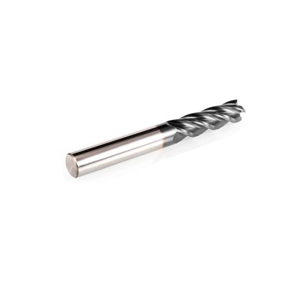 Solid Carbide Micro Diameter End Mill 4 Flutes HRC 58 Degree For Milling Tools