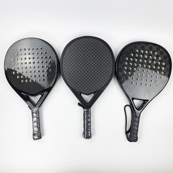 PU 3k Drop Shot Beach Tennis Racket UV Printing Beach Ball Racket