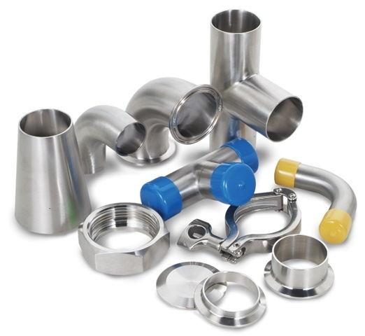 Dairy Welding Tri Clamp Stainless Steel Sanitary Pipe Fittings Corrosion Resistance