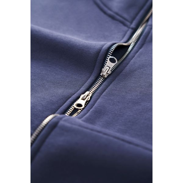 Customized ODM Unisex Curved Sleeve Embroidered Print Knitted Boxy Hoodie Spring 2025 Zipper-Up Windproof Breathable Jacket
