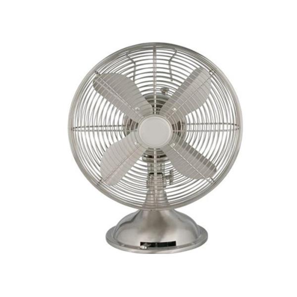 12 inch retro desk fan Metal Grill chrome copper wire 110V metal air cooling