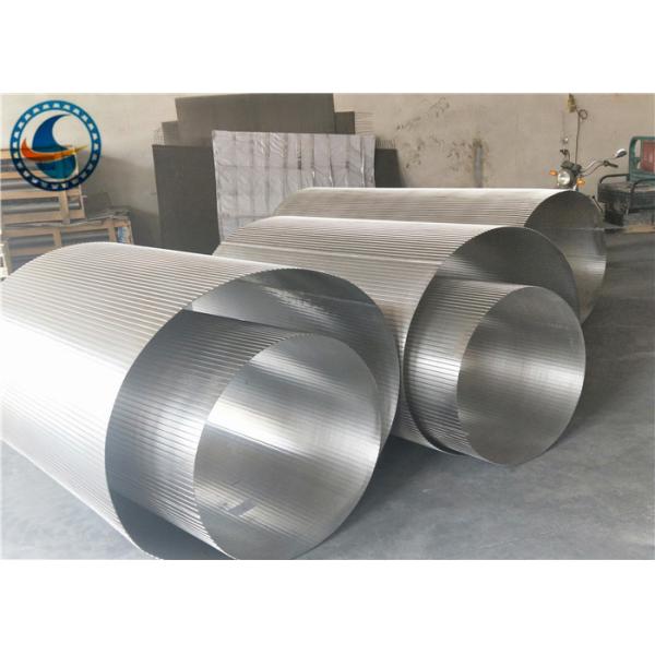 ID 50mm Stainless Steel 316l Johnson Vee Wire Screen Screw Extruder Filter Cylinder