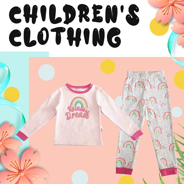 Plus Size Breathable Crew Neck Fashion Kids Sleepwear Cotton Children Pajama Winter Season
