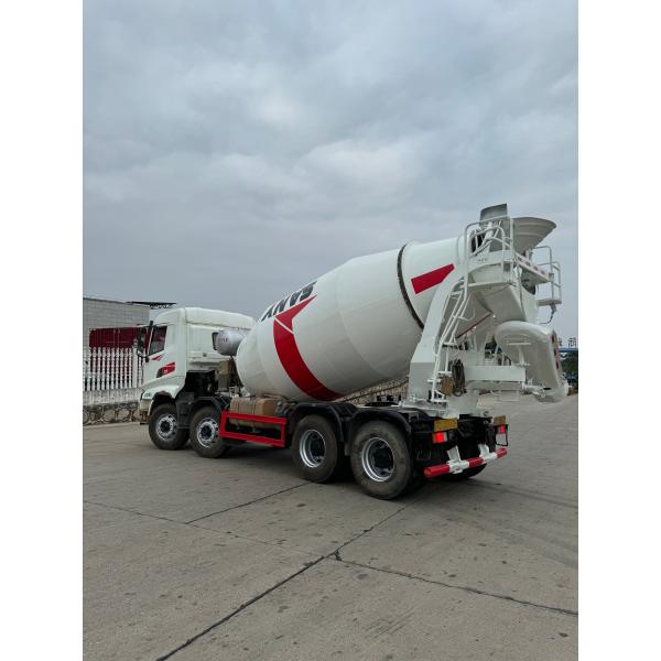 SANY 2021 Подержанный бетонный микшер 12Cbm 31000Kg Белый цвет Стандартный размер Четыре моста