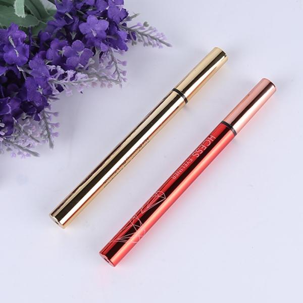 Empty 5ml Eyebrow Growth Eyelash Serum Bottles Gold Red Cosmetic Packing