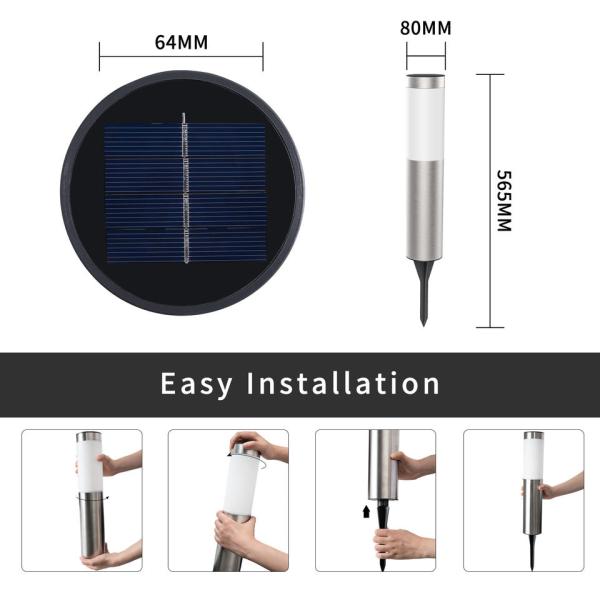 IP66 Waterproof Solar LED Lawn Light for Superior Outdoor Garden Landscape Decoration
