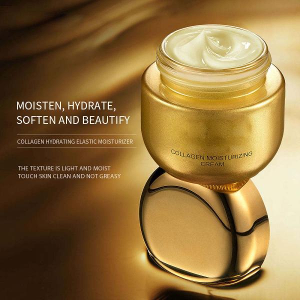 Cuidado da pele Creme de noite antienvelhecimento Creme facial hidratante de colágeno