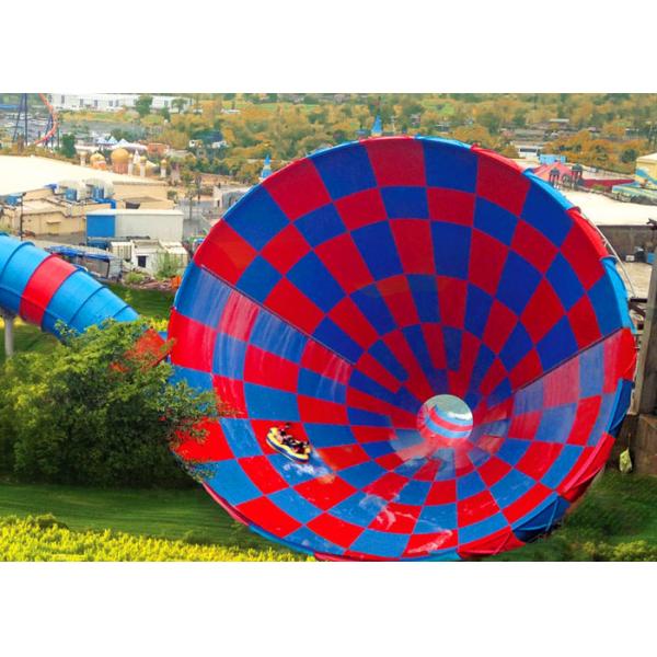 Fiberglass Tornado Water Slide Water Park Play Equipment Ashland GelCoat