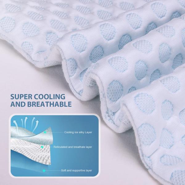 Cooling Case Pain Pillow Customized Color Memory Foam Orthopedic Bed Pillow for Sleeping