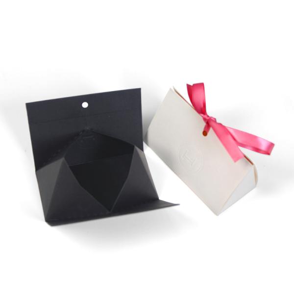 Custom Blue Paper Gift Box Packaging with Clear Window for Cosmetic Mirror