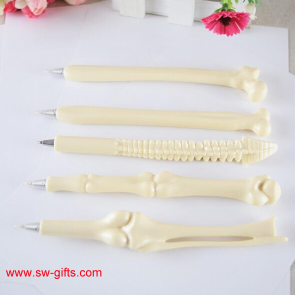 Syringe Pen Writing Supplies Bone Shape Ballpoint Pens New creative gift school supply