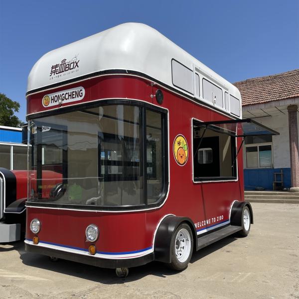 Customized Mobile Fruit Salad Beverage Coffee Milk Tea Beer Ice Cream Cart for Market