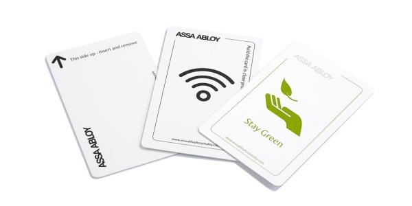 Hotel Lock Electronic Key Card , Passive RFID PVC Card Custom Thickness