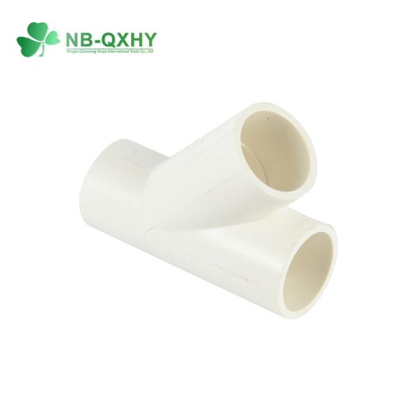 Customization for White UPVC Compression Fitting PVC Pipes in White Material
