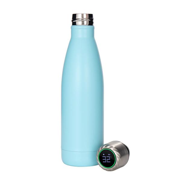 UV Rechargeable Double Insulated Stainless Steel Water Bottles With Smart Screen